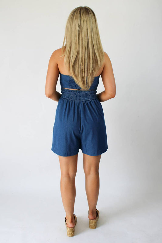 Sage The Label - Women's Maren Denim Romper