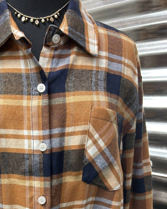 Very J - Women's Argyle Button Cardi