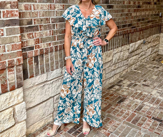 Entro - Veronica Floral Jumpsuit