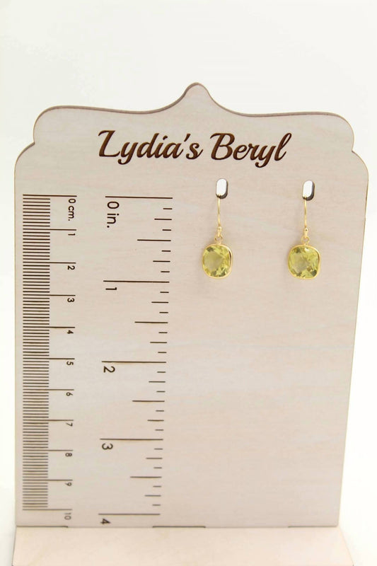 Jewelit - Women's Lemon Quartz Earrings