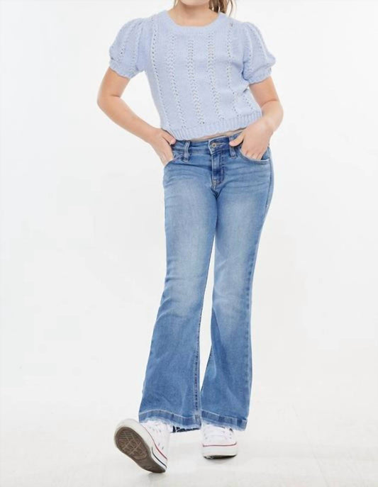 Kancan - Youth Mid Rise Flare Jeans