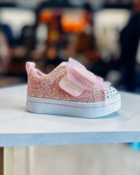 Skechers - Kid's Twinkle Toes Twi-lites Sweetie Bow Sneakers