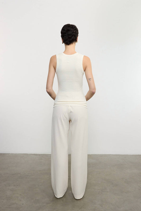 Enza Costa - TEXTURED RIB SLEEVELESS U TOP