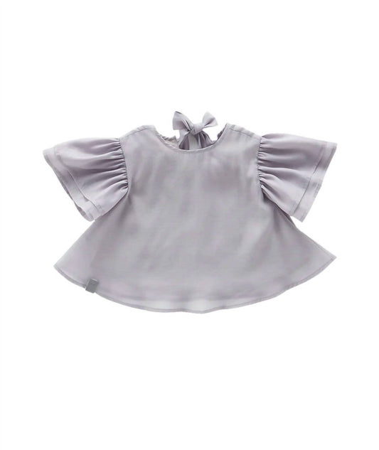 Omamimini - Organza Layered Flared Top