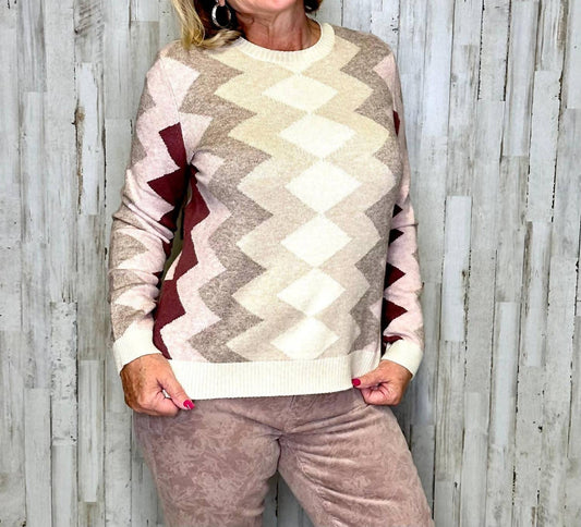 Charlie B - Anastasia Zig Zag Sweater
