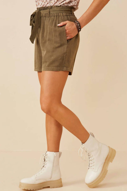 Hayden La - Tencel Paperbag Shorts