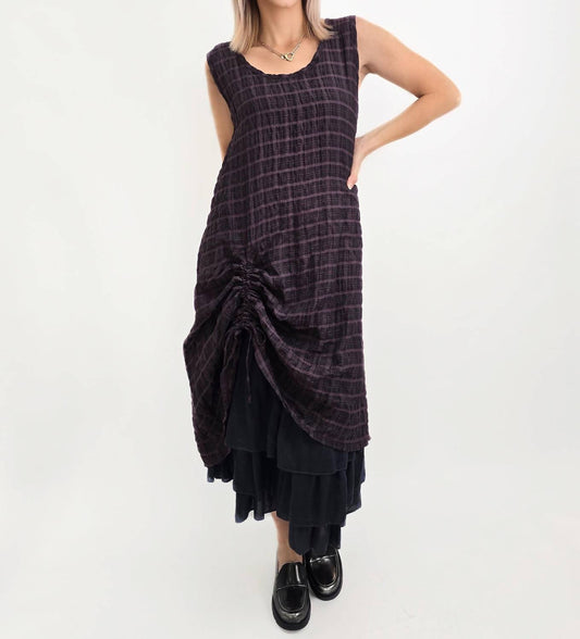 Bodil - Plaid Tie Dress
