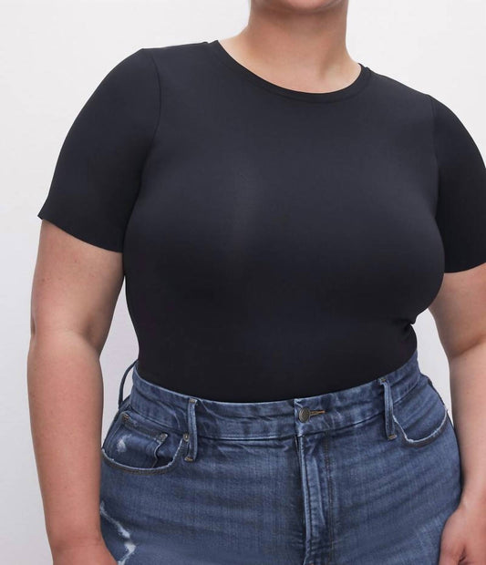 Good American - Scuba T-shirt Bodysuit