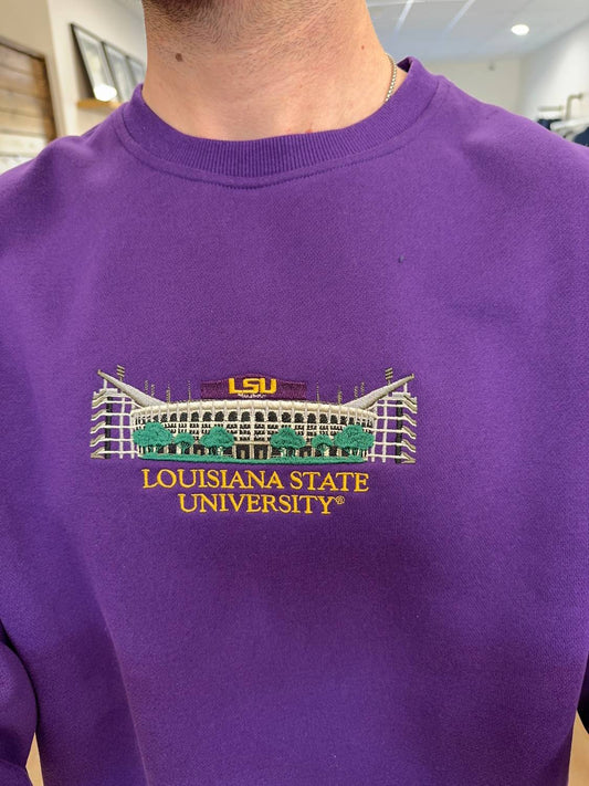 Traditions Collegiate Apparel - Lsu Crewneck Sweater