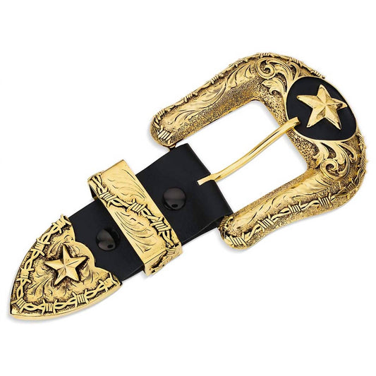 Montana Silversmiths - Men's Lonestar 3 Piece Belt Buckle Set