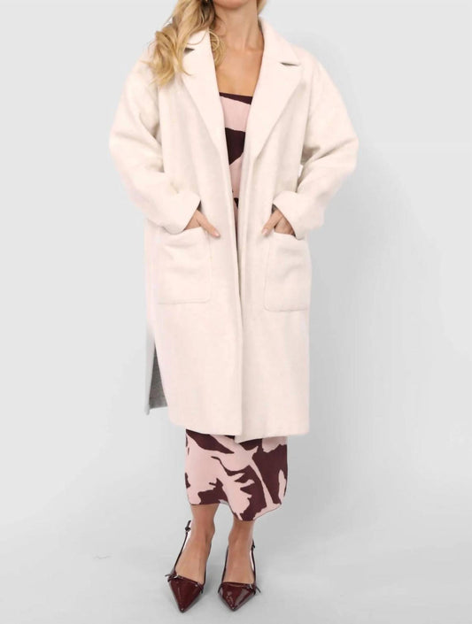 Sadie & Sage - Out Of Town Open Front Long Coat