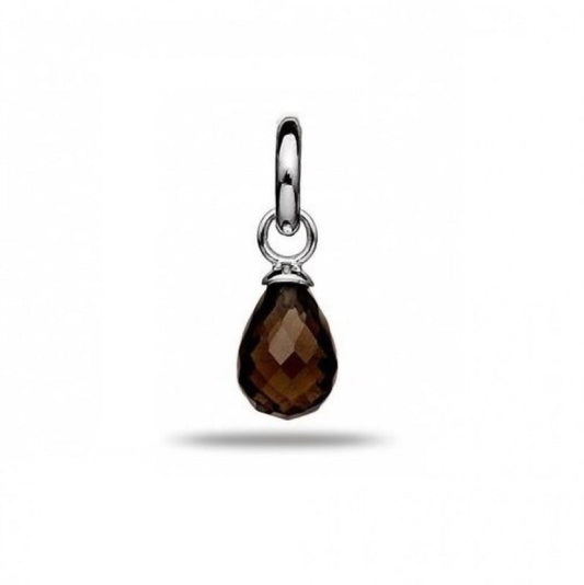 Story Jewellery - Women's Smoky Quartz Drop Charm
