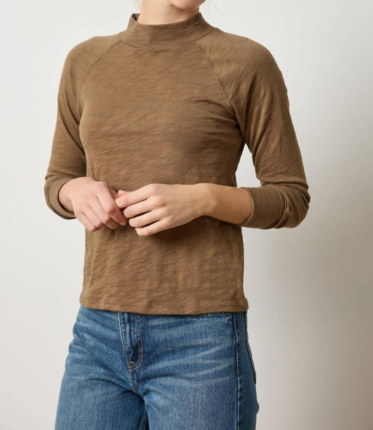 Lilla P - Raglan Mock Neck Top