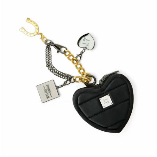 Think Royln - Women's Love Charm Keychain Heart Pouch