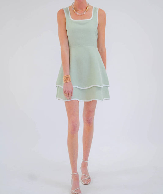 B.Right - A-line Mini Dress With Ruffled Details