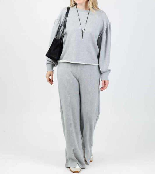 Nation Ltd - Lincoln Front Slit Knit Pants