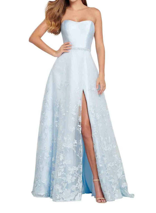 Ellie Wilde - Strapless Formal Prom Dress