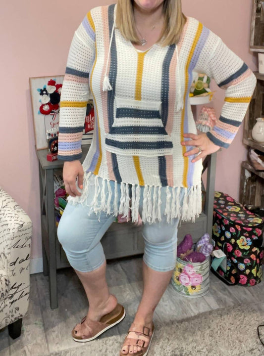 Jadyk - Boho Getaway Island Knit Swimsuit Cover up