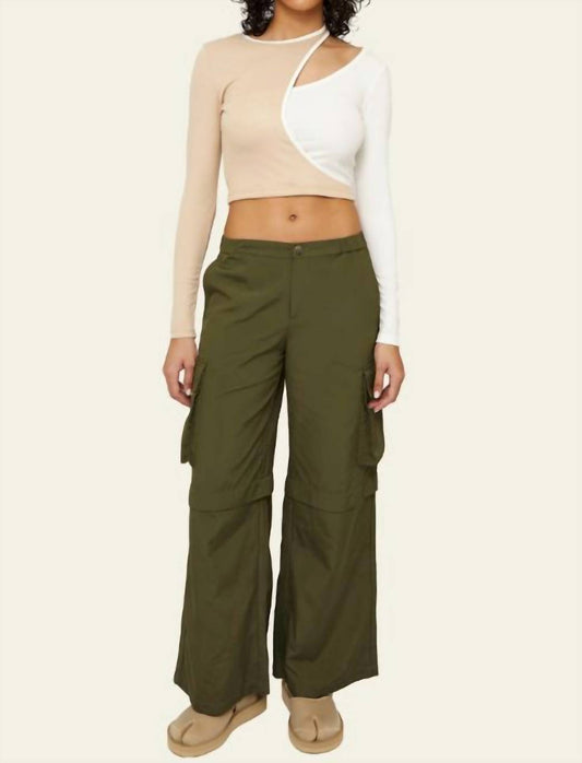 Find Me Now - Theo Wide Leg Cargo Pant