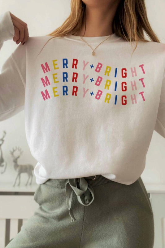 Wknder - Merry and Bright Crewneck Sweatshirt