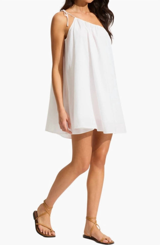 Seafolly - One Shoulder Mini Dress