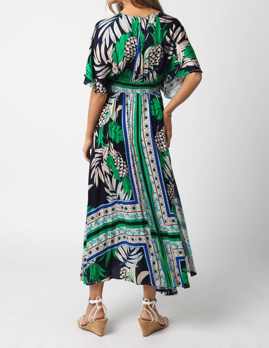 Olivaceous - Sondra Floral Maxi Dress