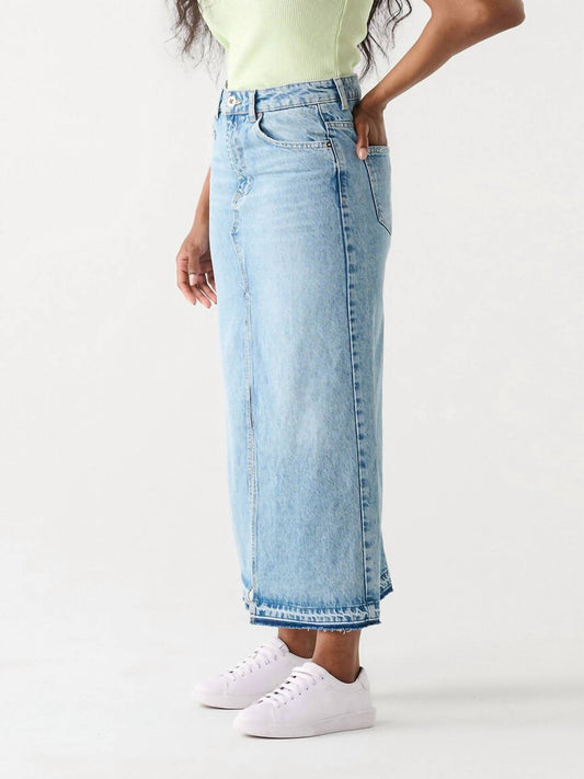 Dex - Women's Maxi Denim Skirt