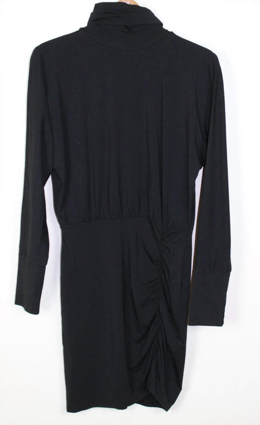 Bobi - Women's Turtleneck Dolman Dress