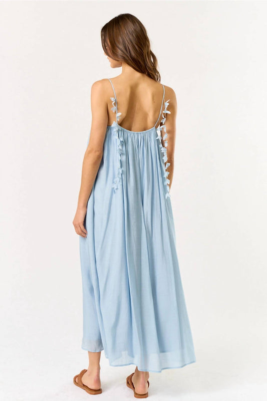 Lalavon - Carolina Floral Strap Midi Dress