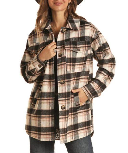 Rock & Roll Cowgirl - Plaid Coat