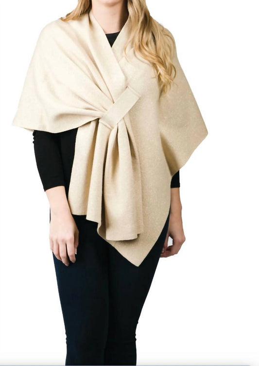Top It Off - Katie Metallic Wrap