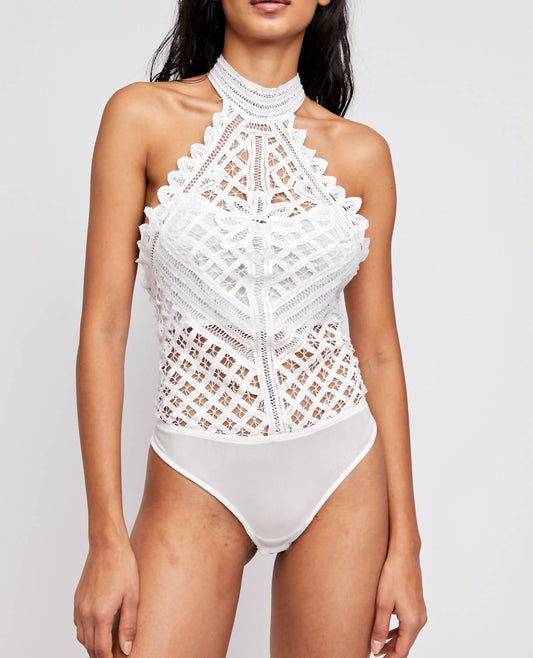 Free People - Be My Battenburg Bodysuit