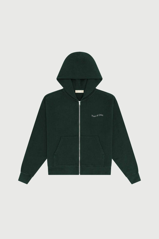 Museum Of Peace & Quiet - Men's Wordmark Zip Up Hoodie