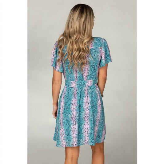 Buddylove - Alba Ruffled Sleeve Mini Dress