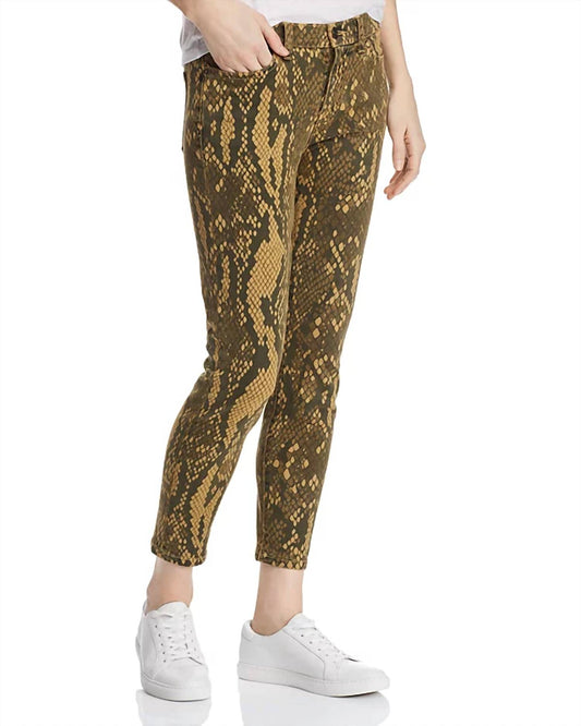 Current/Elliott - The Stiletto Snake Print Jeans