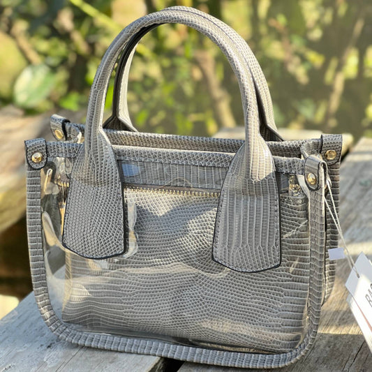 Jen & Co. - Women's Stacey Clear Satchel With Inner Bag