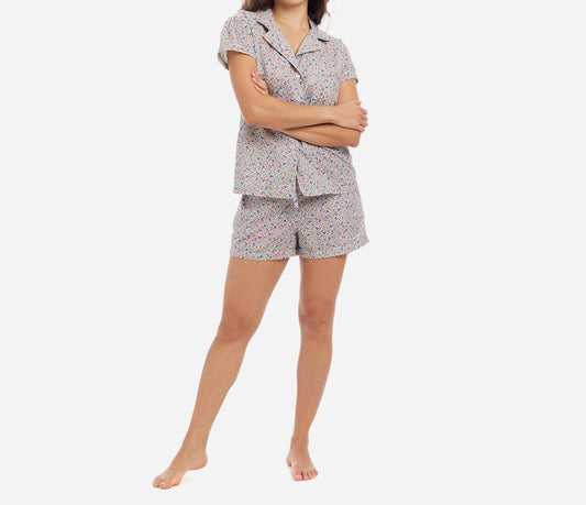 The Sleep Code - Floral Organic Cotton Classic Short PJ Set