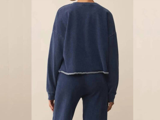 Z Supply - Circuit Knit Denim Sweatshirt