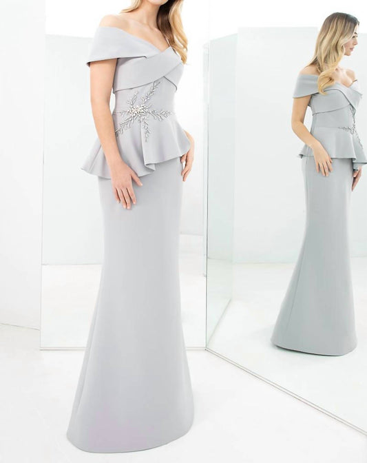 Daymor - Column Glittering Long Dress