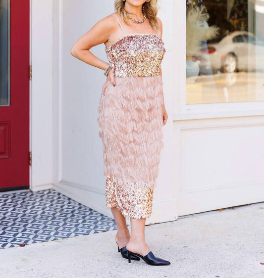 Ciebon - Dreams Sequin Fringe Dress