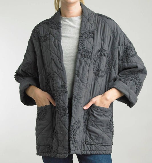 Tempo Paris - Embroidered Quilted Jacket