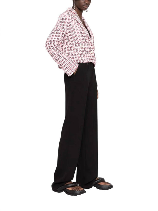 Salvatore Ferragamo - Patterned Boxy Jacket