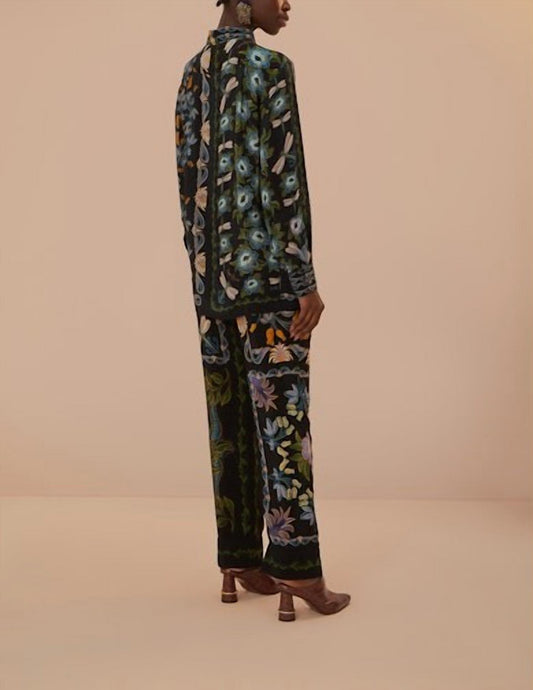 Farm Rio - Winter Garden Pajama Pants