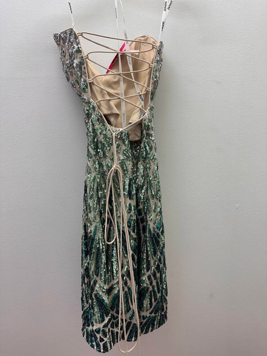 Jovani - Women's Strapless Sequin Cocktail Dress