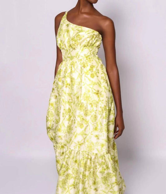 Hutch - One-shoulder Garden Gown