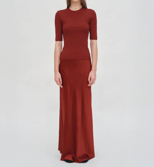 Rosetta Getty - Cropped Sleeve T-shirt