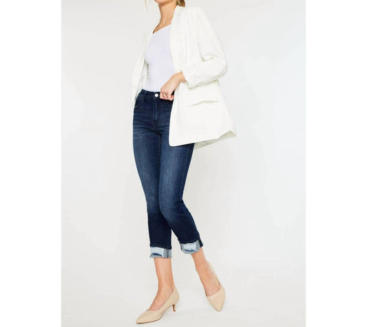Kancan - Skinny Leg Cuffed Jeans