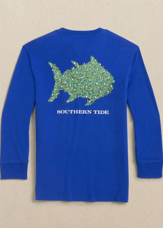 Southern Tide - Boys' Skipjack Lights Long Sleeve T-shirt