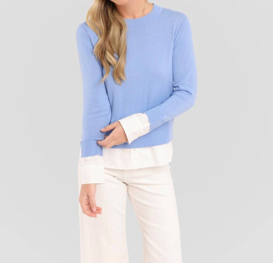 Alashan Cashmere - Duet Shirttail Crew Sweater