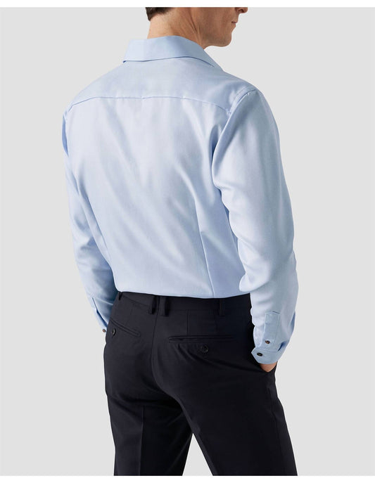 Eton - Slim Fit Twill Button Down Shirt